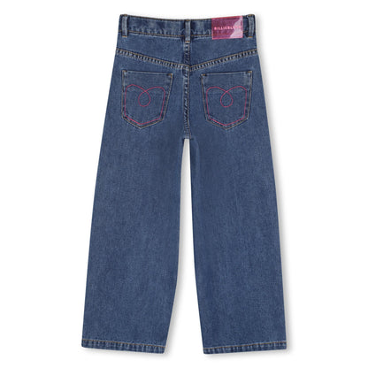 BILLIEBLUSH - Girls Baggy Jeans With Icons