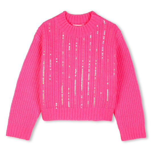 BILLIEBLUSH - Girls Sequin Sweater