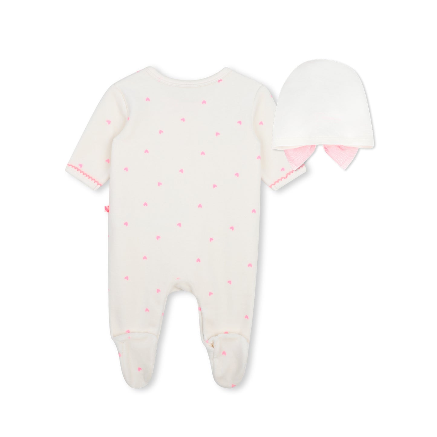 BILLIEBLUSH - NB Velvet Footie + Hat Set