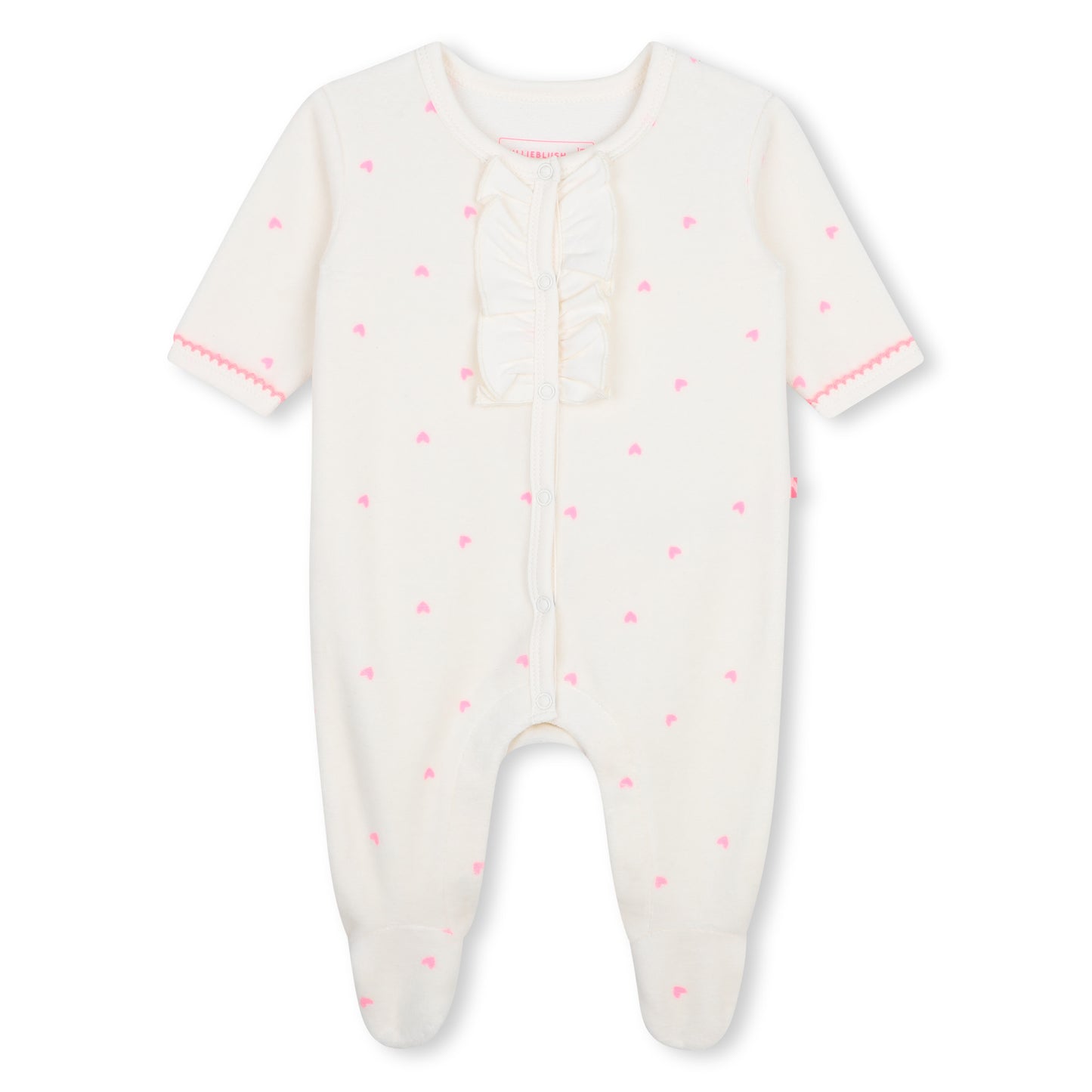 BILLIEBLUSH - NB Velvet Footie + Hat Set