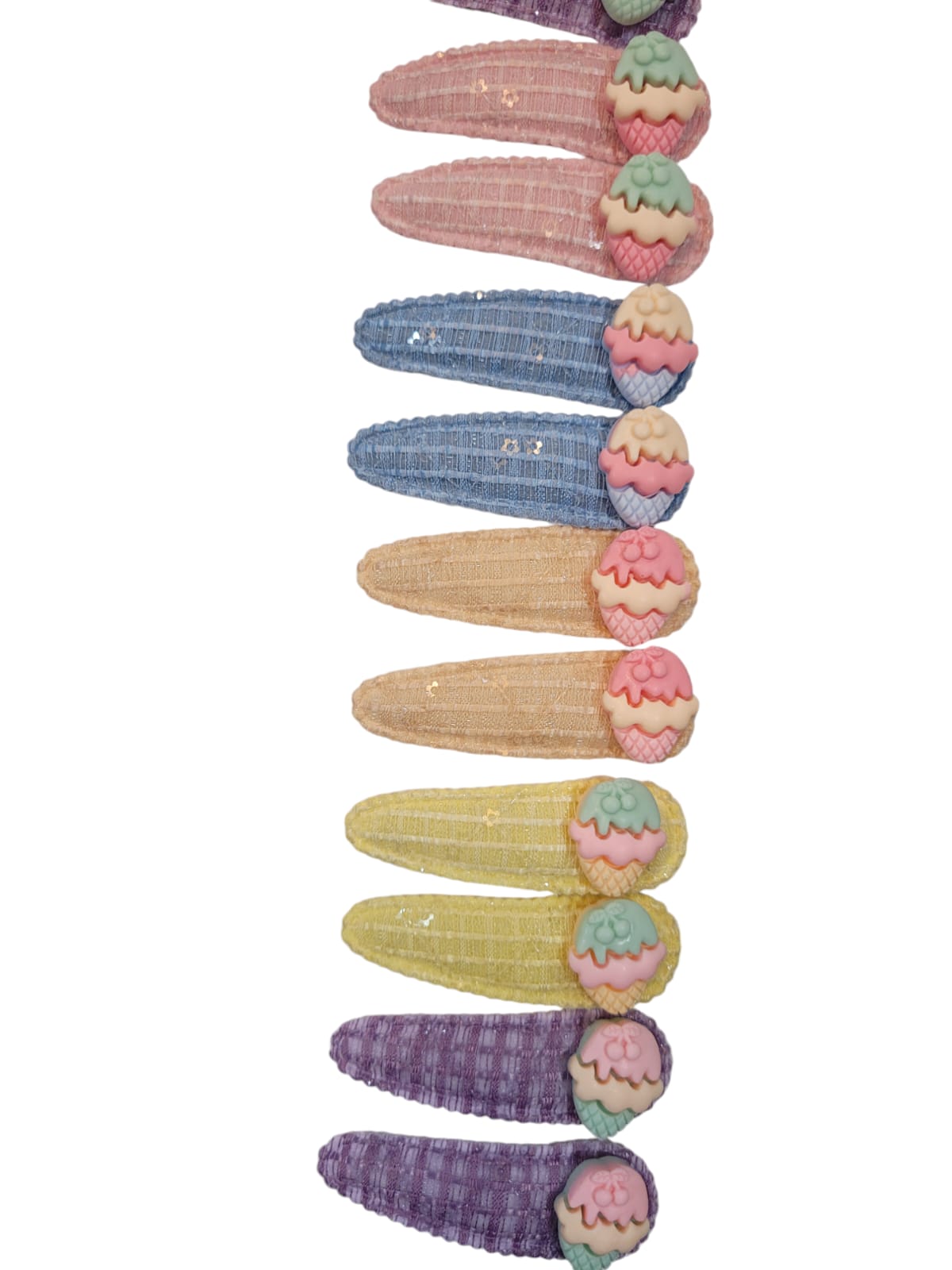 MODA POINT - Pack of 2 Hair Clips - Ice Creams