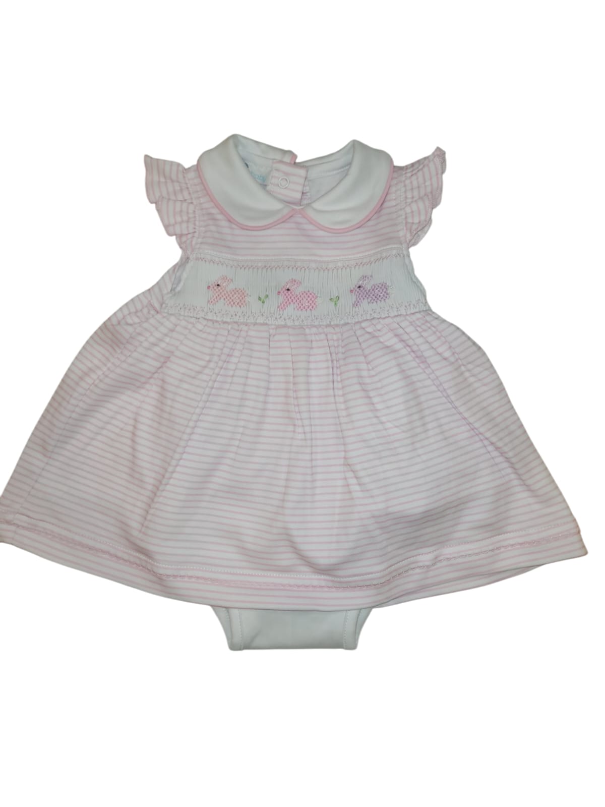 MAGNOLIA BABY - Hoppity Hop Classics Smcked Flutters Dress Set PK