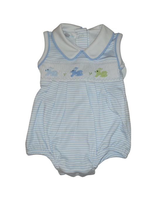 MAGNOLIA BABY - Hoppity Hop Classics Smocked S/less Bubble LB