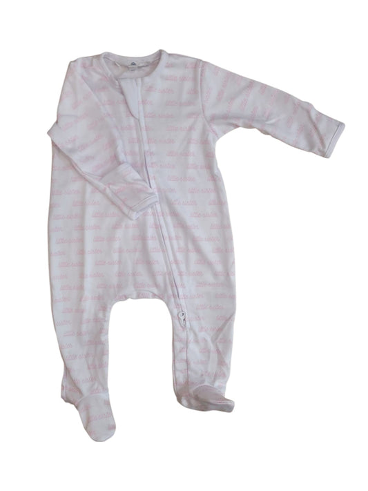 MAGNOLIA BABY - Sister Printed Zipper Footie