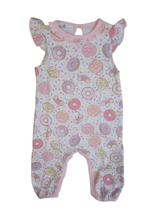 MAGNOLIA BABY - Donut Dreams Flutters Playsuit Pink