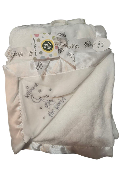 LITTLE ME - Welcome To The World Reversible Blanket