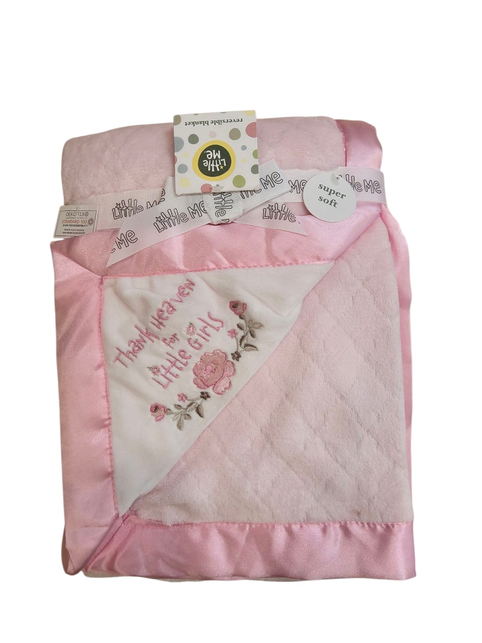 LITTLE ME - Thank Heaven For Little Girls Reversible Blanket