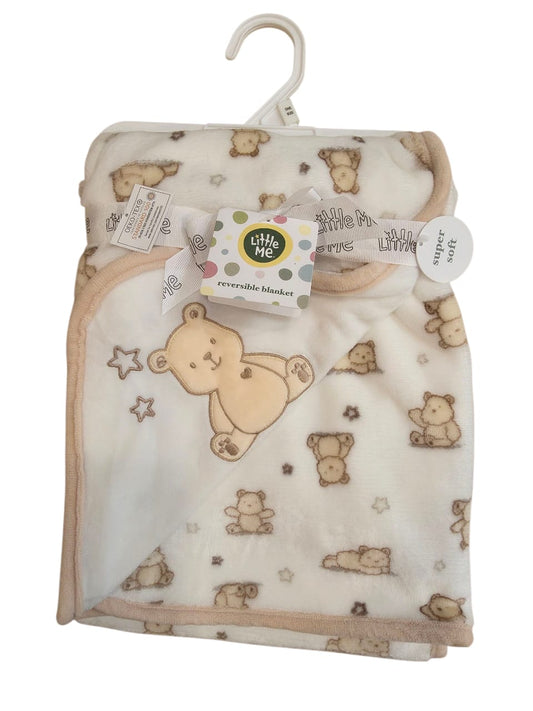 LITTLE ME - Bear Reversible Blanket