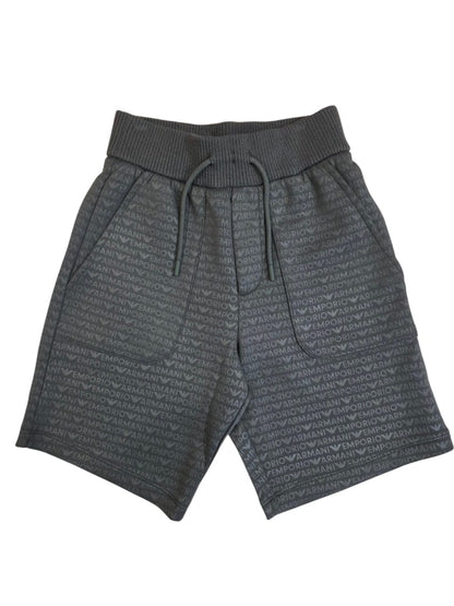 EMPORIO ARMANI - BOYS LOGO PRINT DRAWSTRING SHORTS D1