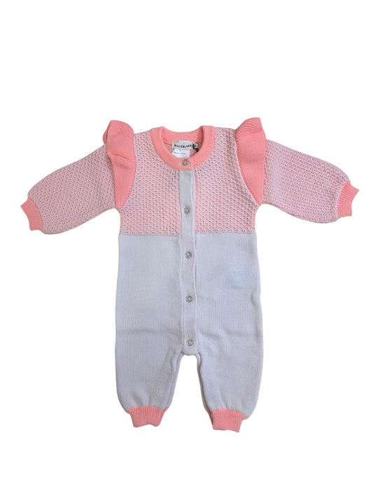 BILLIEBLUSH - Newborn Raffle Shoulder Jumpsuit