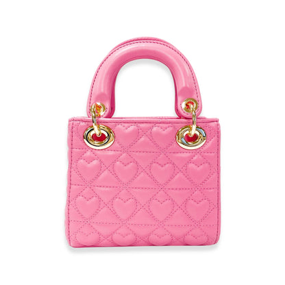 DOE A DEAR - Heart-Quilted Bag