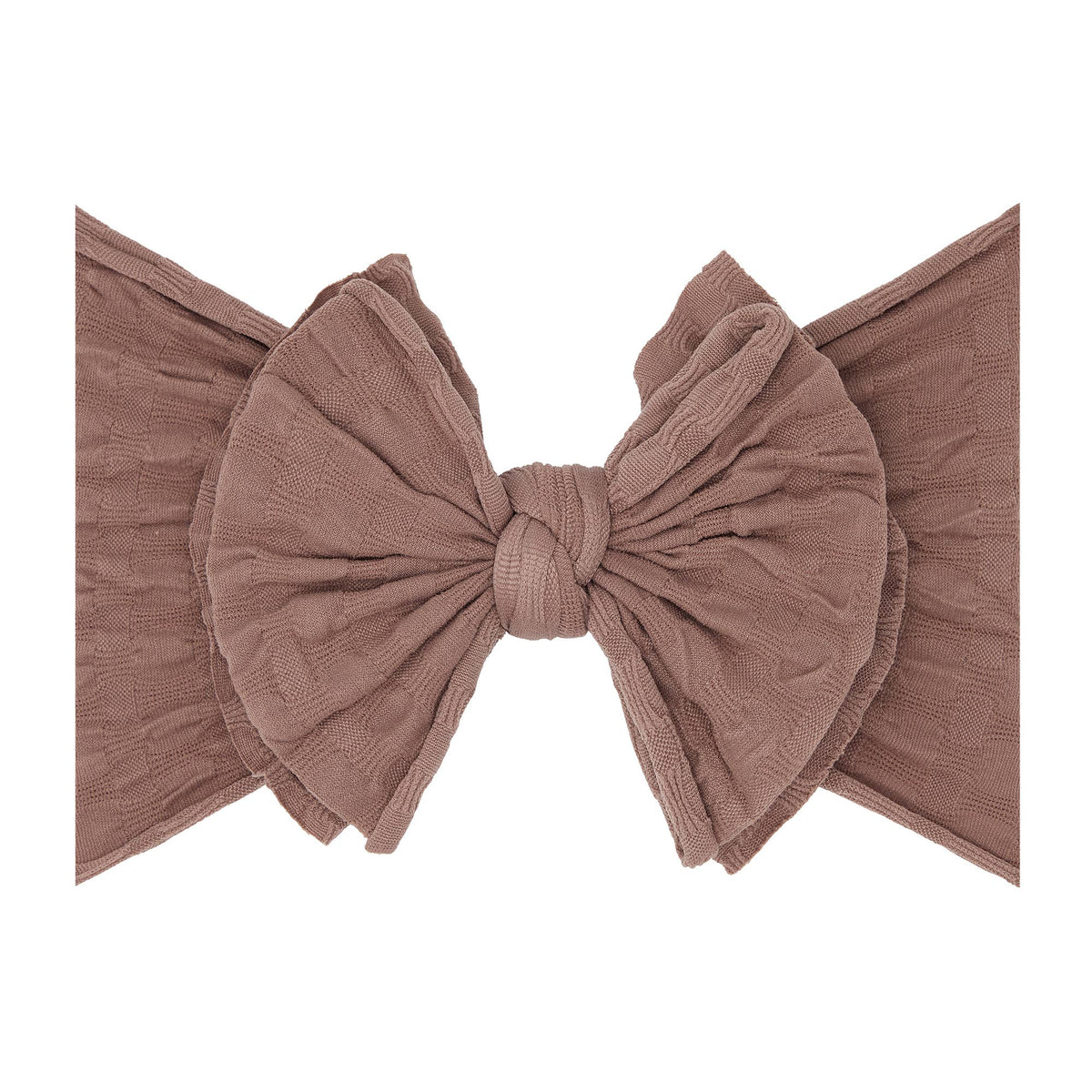 Baby Bling® Waffle FAB® textured soft nylon bow headband