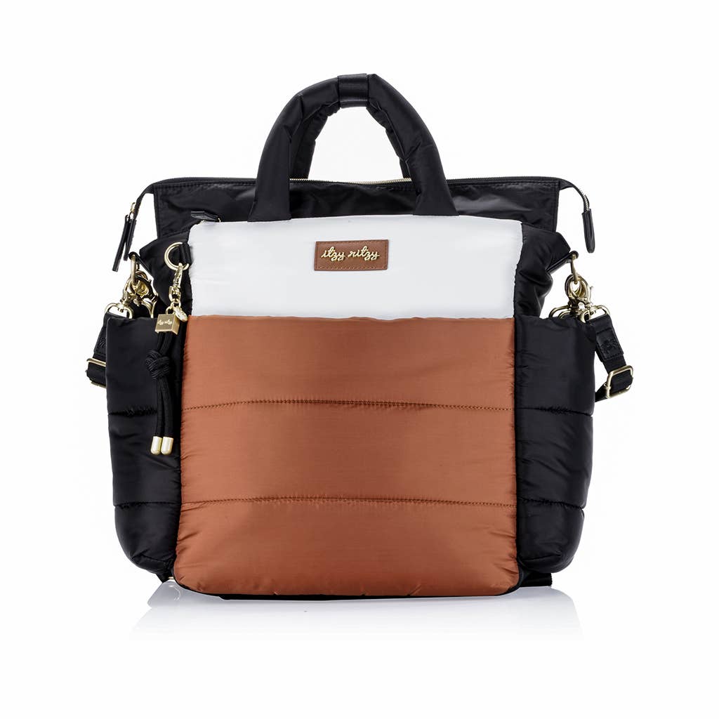 ITZY RITZY - Dream Convertible™ Coffee & Cream Diaper Bag