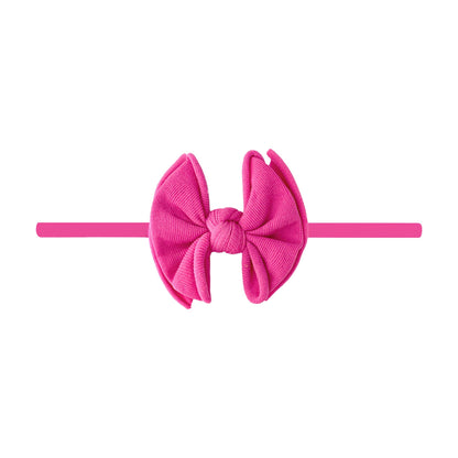 Baby Bling® Baby FAB® Skinny soft nylon bow headband