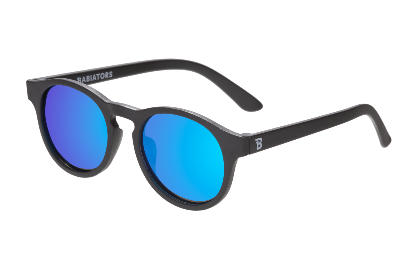 BABIATORS - Jet Black w/ Cobalt Blue Lens  Polarized Keyhole Sunglasses