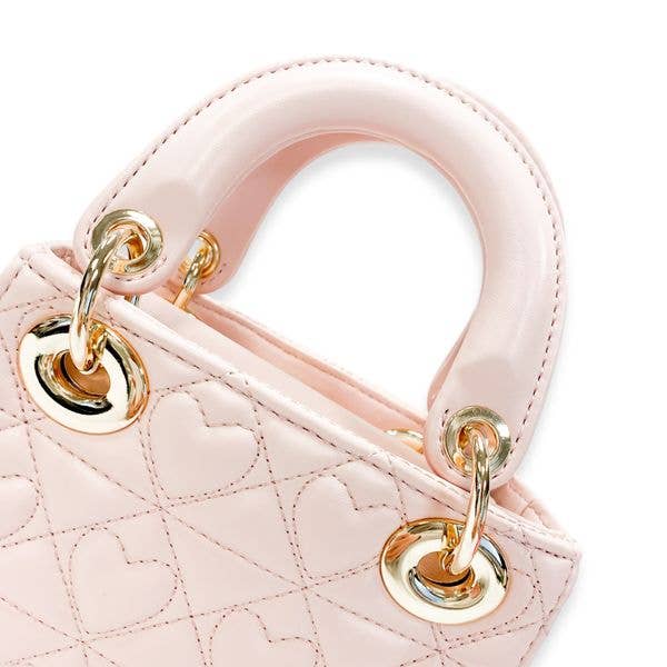 DOE A DEAR - Heart-Quilted Bag