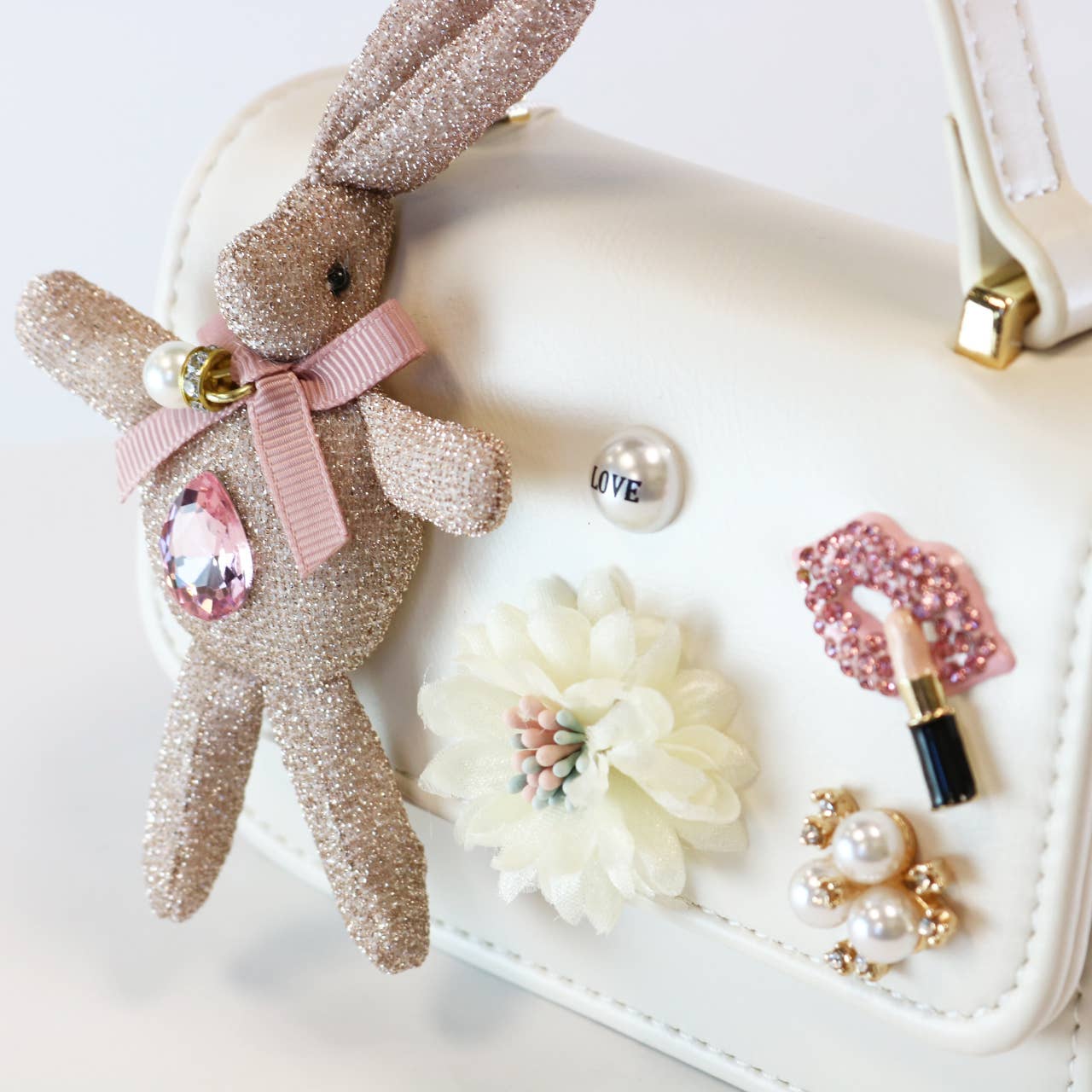 DOE A DEAR - Bunny Applique Purse