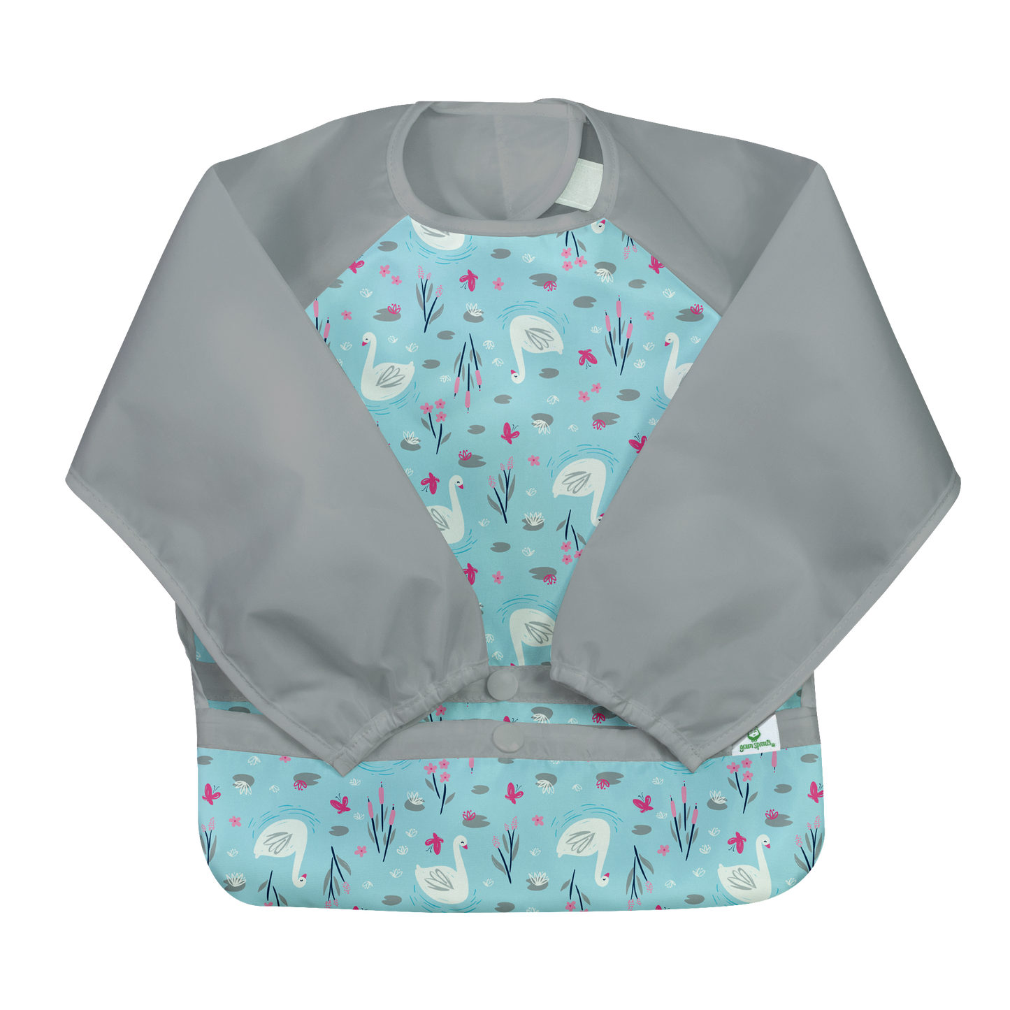 GREEN SPROUTS - Snap & Go Easy Wear Long Sleeve Bib