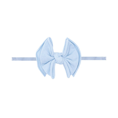 Baby Bling® Baby FAB® Skinny soft nylon bow headband