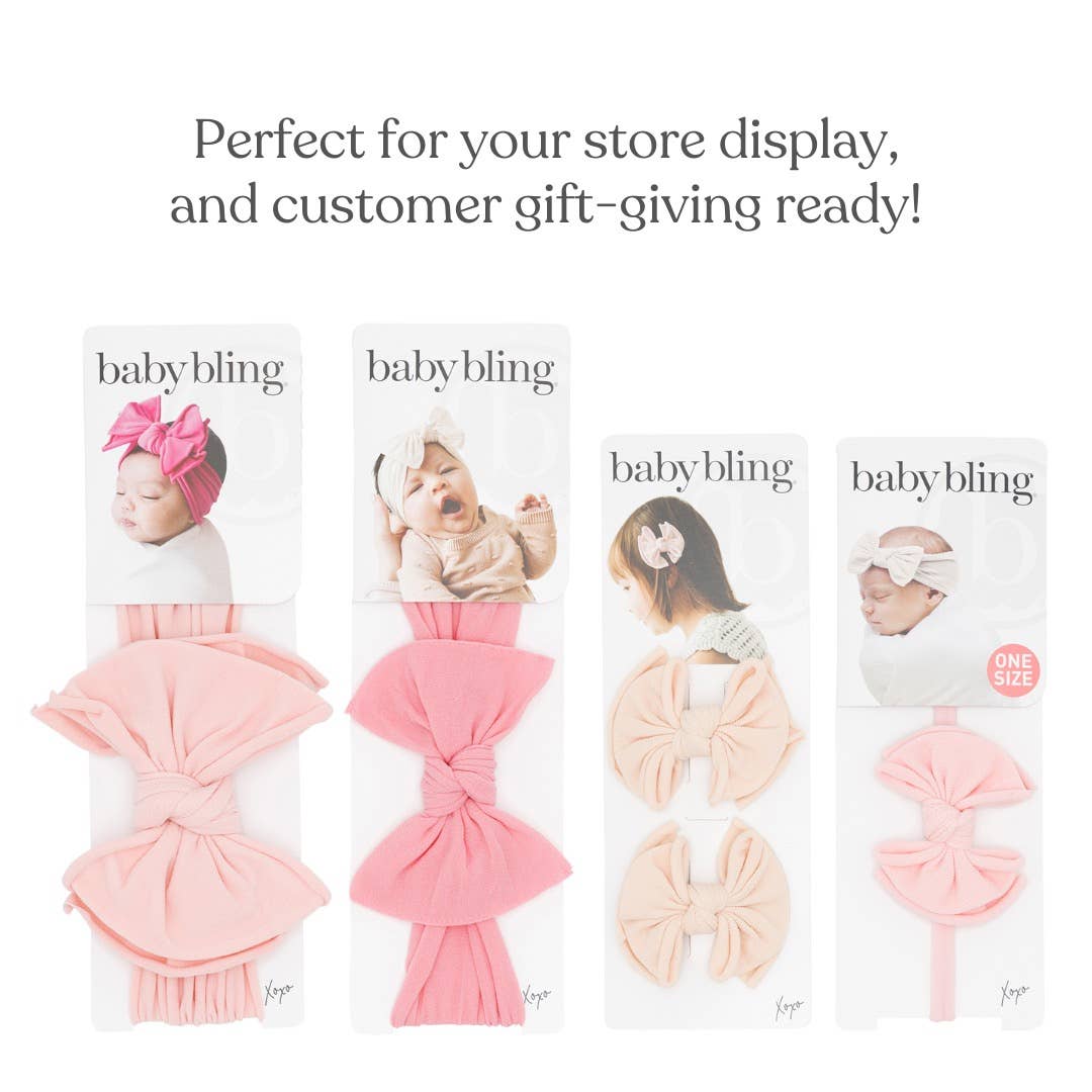 Baby Bling® Tulle Baby FAB® Skinny soft tulle bow headband