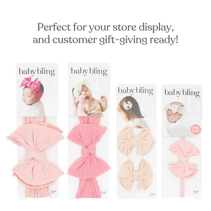 Baby Bling® Tulle Baby FAB® Skinny soft tulle bow headband