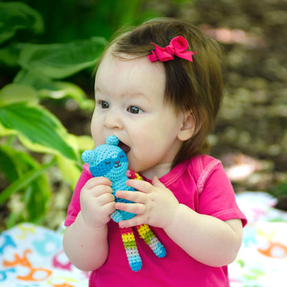 Animal Friend Rattle made from Organic Cotton