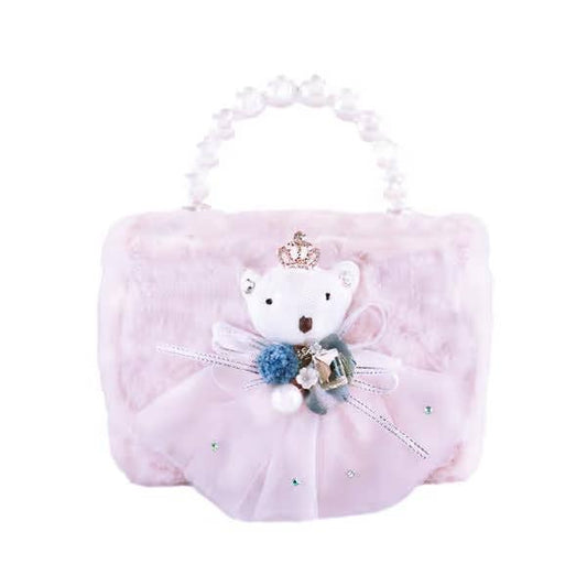 DOE A DEAR - Princess Bear Furry Purse