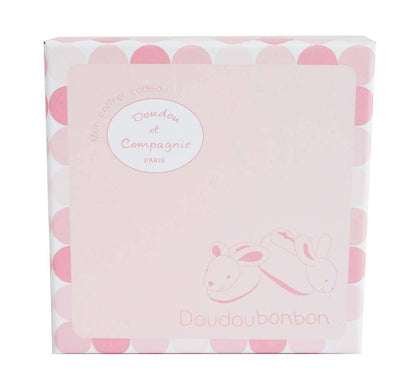 Pink Bunny Booties with Rattle