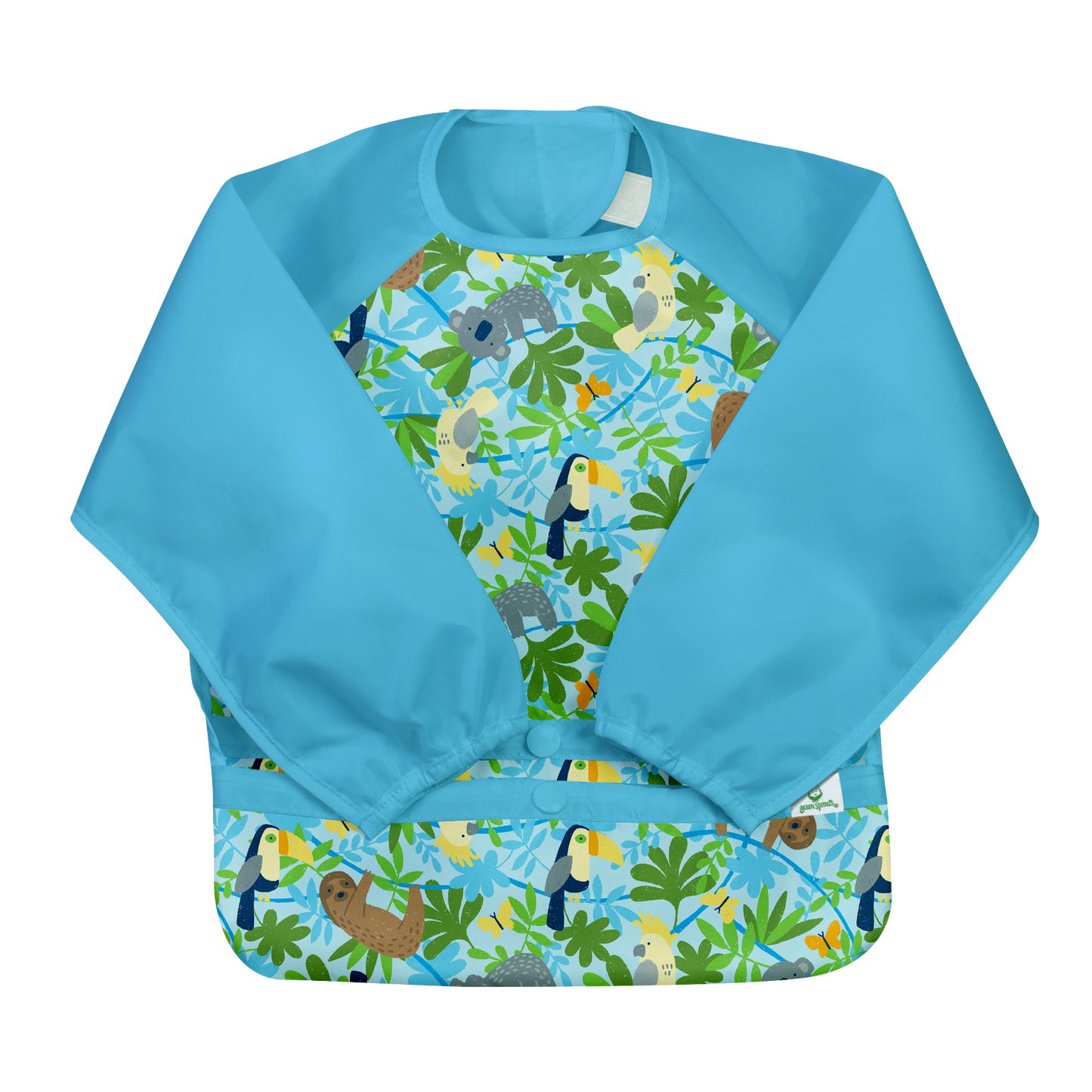 GREEN SPROUTS - Snap & Go Easy Wear Long Sleeve Bib