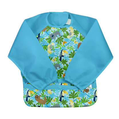 GREEN SPROUTS - Snap & Go Easy Wear Long Sleeve Bib