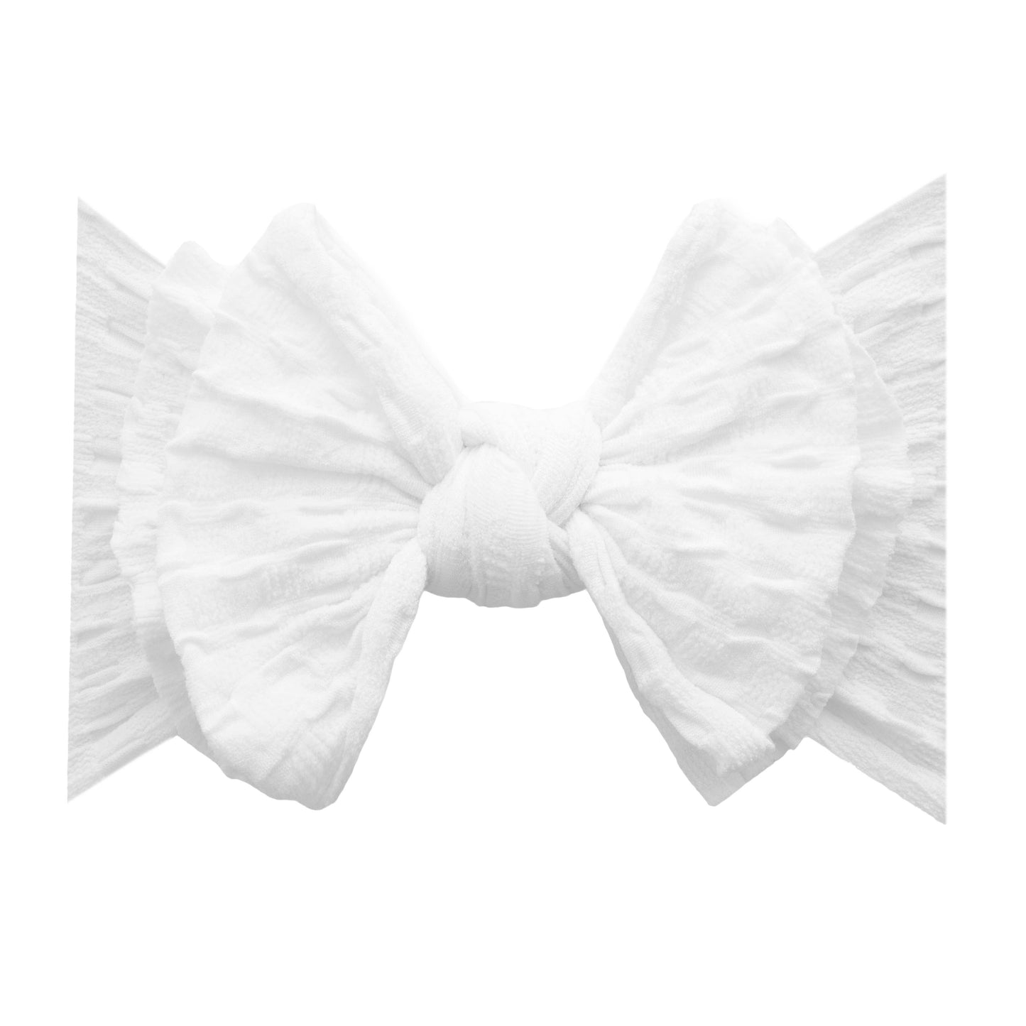 Baby Bling® Waffle FAB® textured soft nylon bow headband