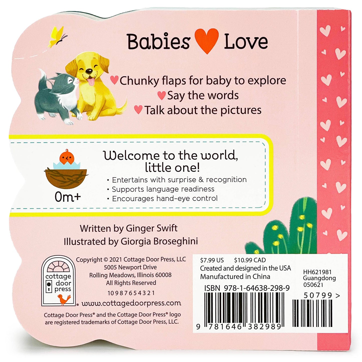 COTTAGE DOOR PRESS - Babies Love Friendship Lift-a-Flap Board Book