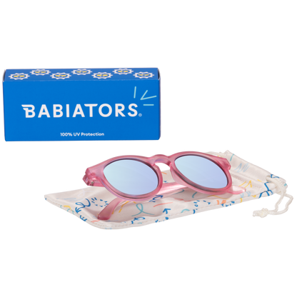 BABIATORS - Fuchsia Haze Keyhole with Purple Mirrored Lenses