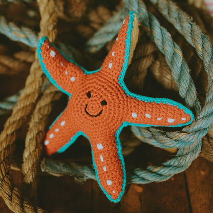 Plush Ocean Toy - Starfish Rattle
