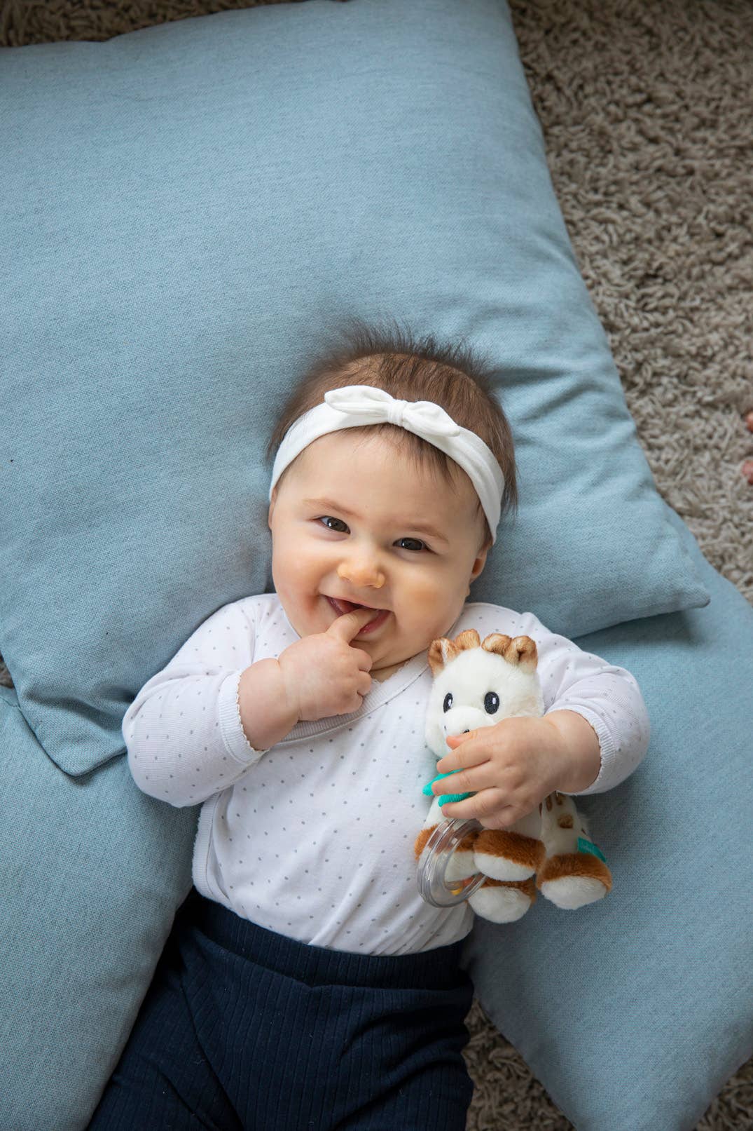 Sophie plush with beads NEW