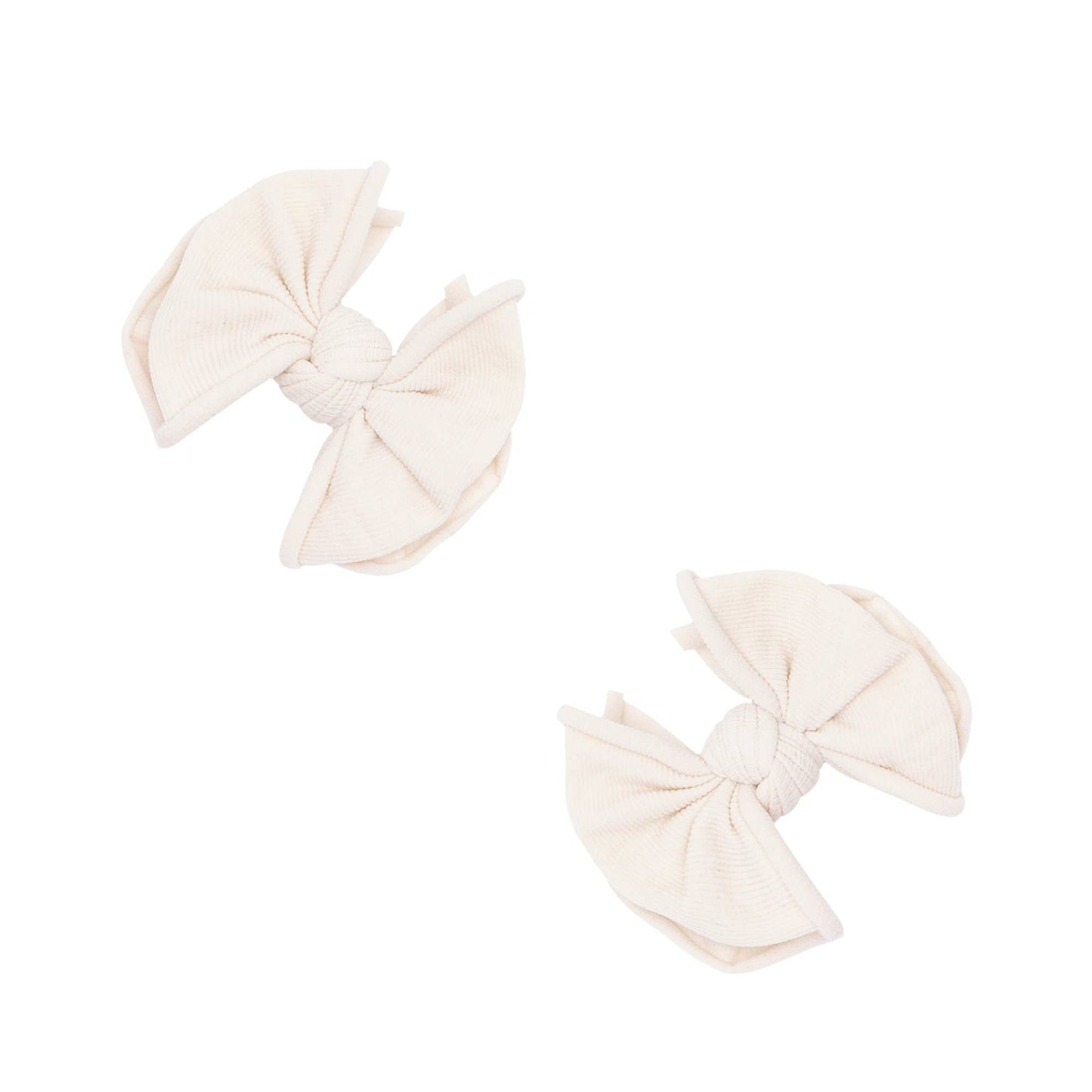 Baby Bling® 2-Pack Baby FAB® Clips soft nylon bow hair clips