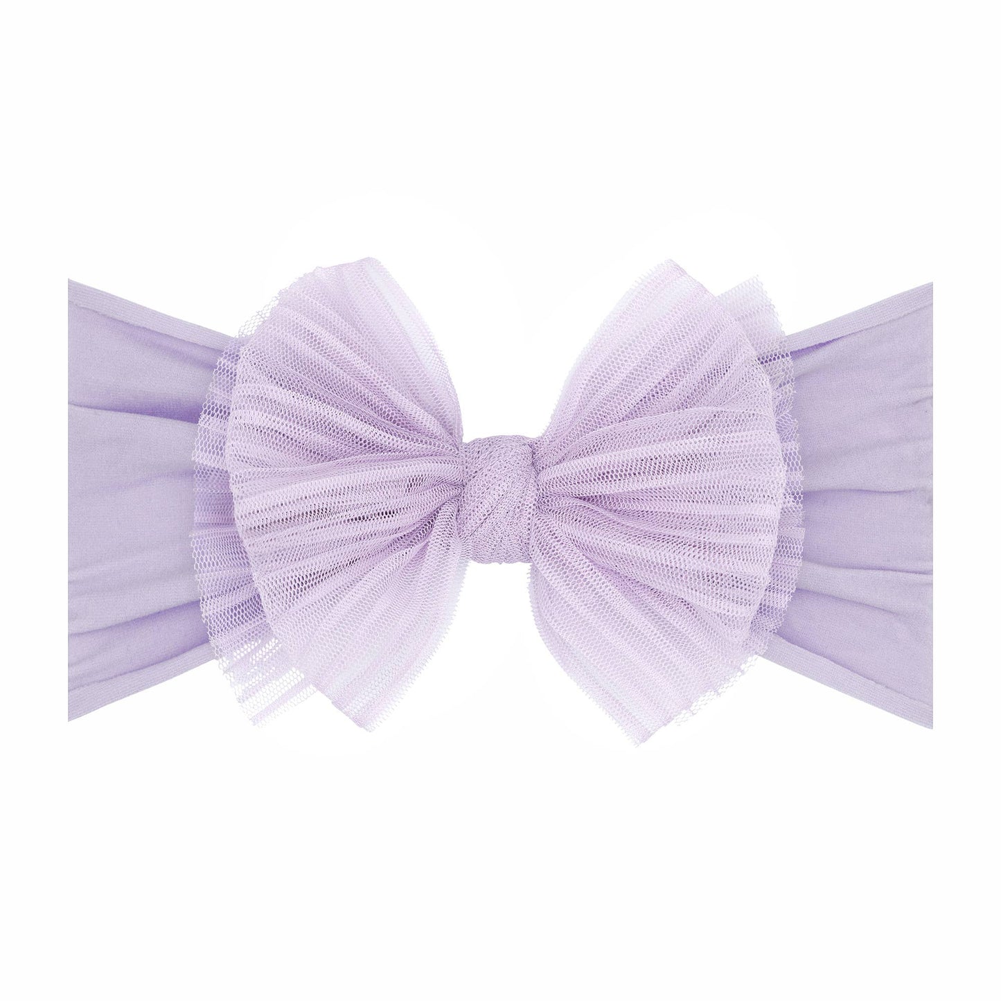 Baby Bling® Tulle FAB® soft nylon headband with tulle bow