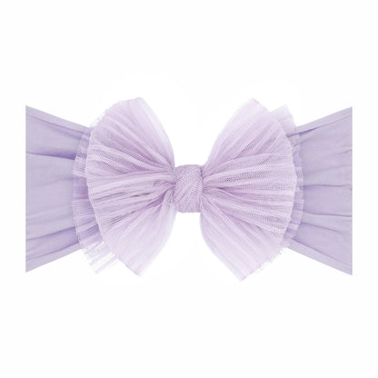 Baby Bling® Tulle FAB® soft nylon headband with tulle bow