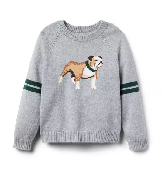 JANIE and JACK - Bulldog Striped Sweater