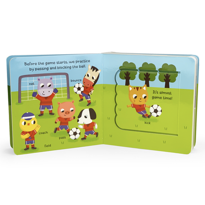Let's Play Soccer Lift-a-Flap Sports Board Book