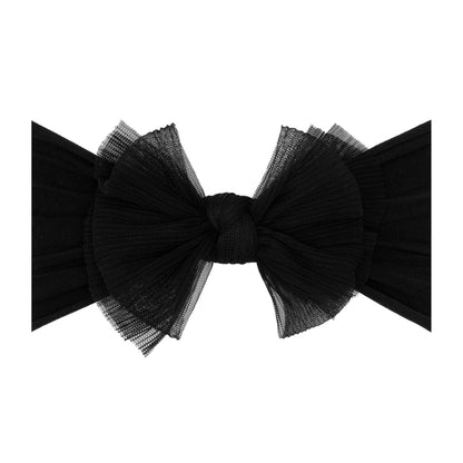 Baby Bling® Tulle FAB® soft nylon headband with tulle bow