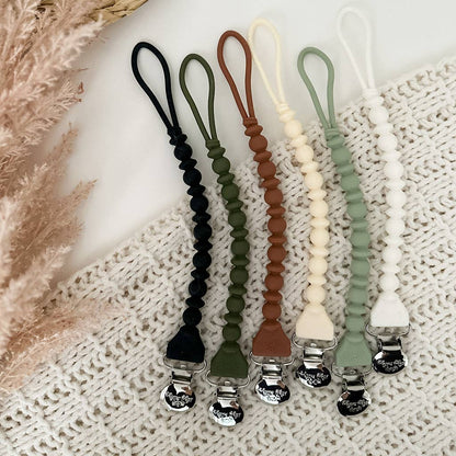 Sweetie Strap™ Silicone One-Piece Pacifier Clips