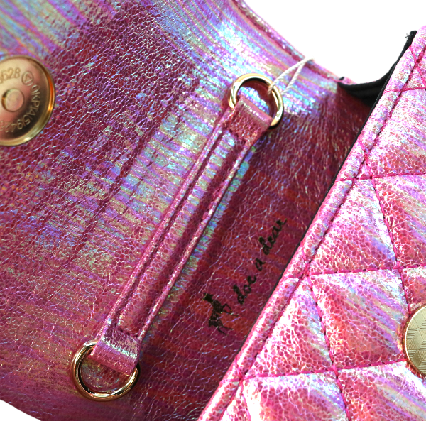 DOE A DEAR -  Mermaid Shiny Quilted Purse