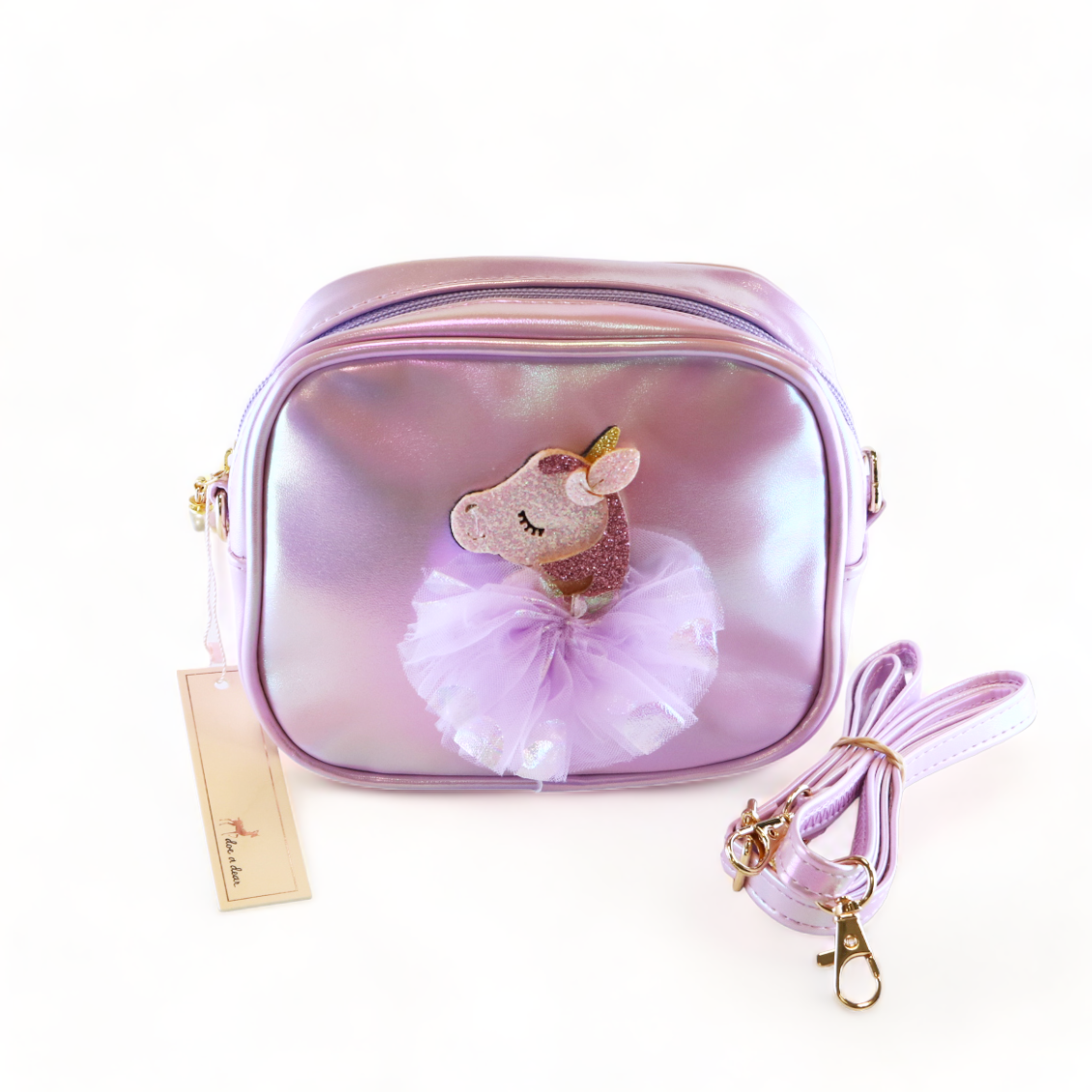 DOE A DEAR -  Unicorn Holographic Purse