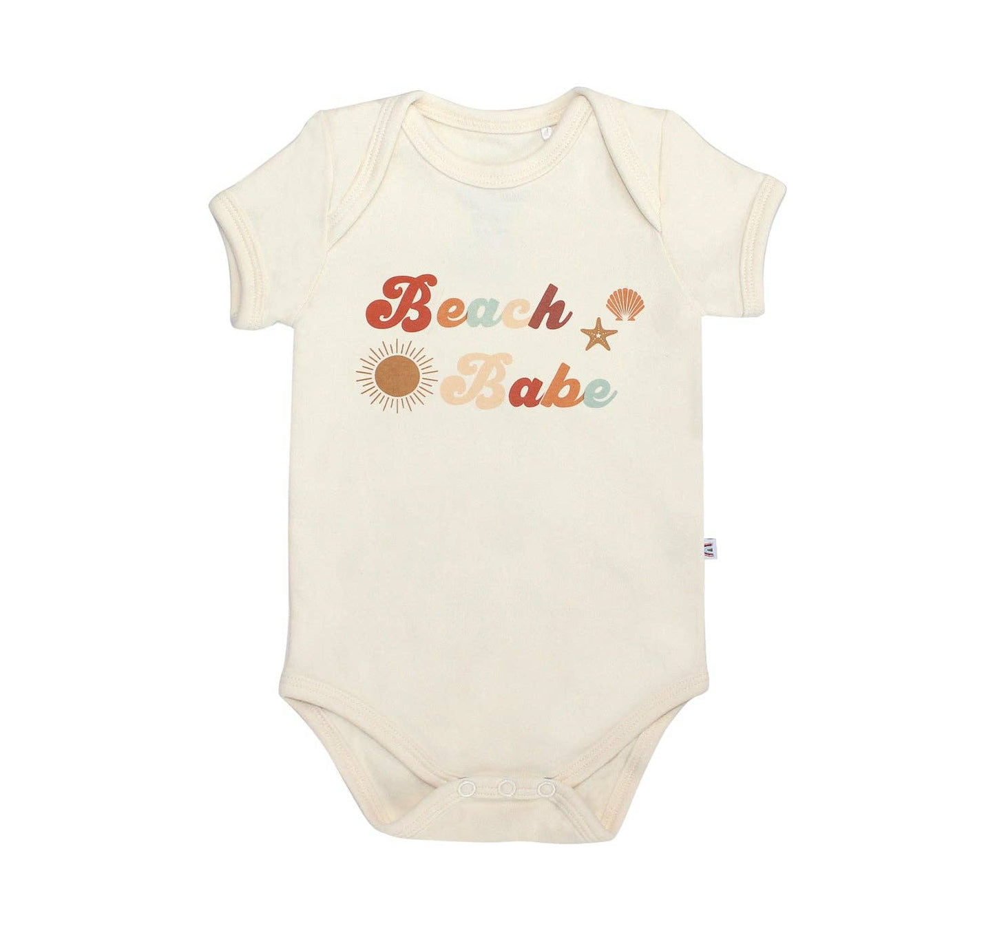 EMERSON AND FRIENDS - Beach Baby Onesie - Beach Babe, Cotton