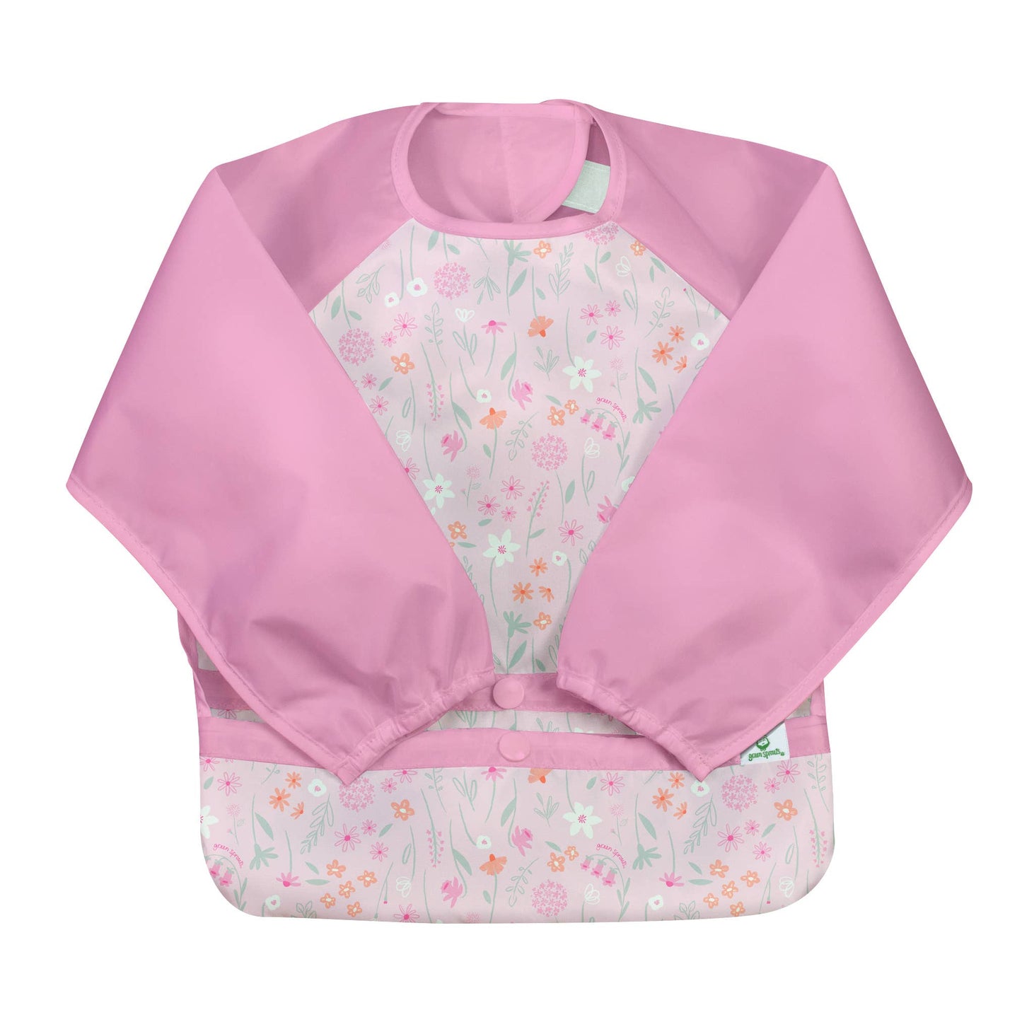 GREEN SPROUTS - Snap & Go Easy Wear Long Sleeve Bib