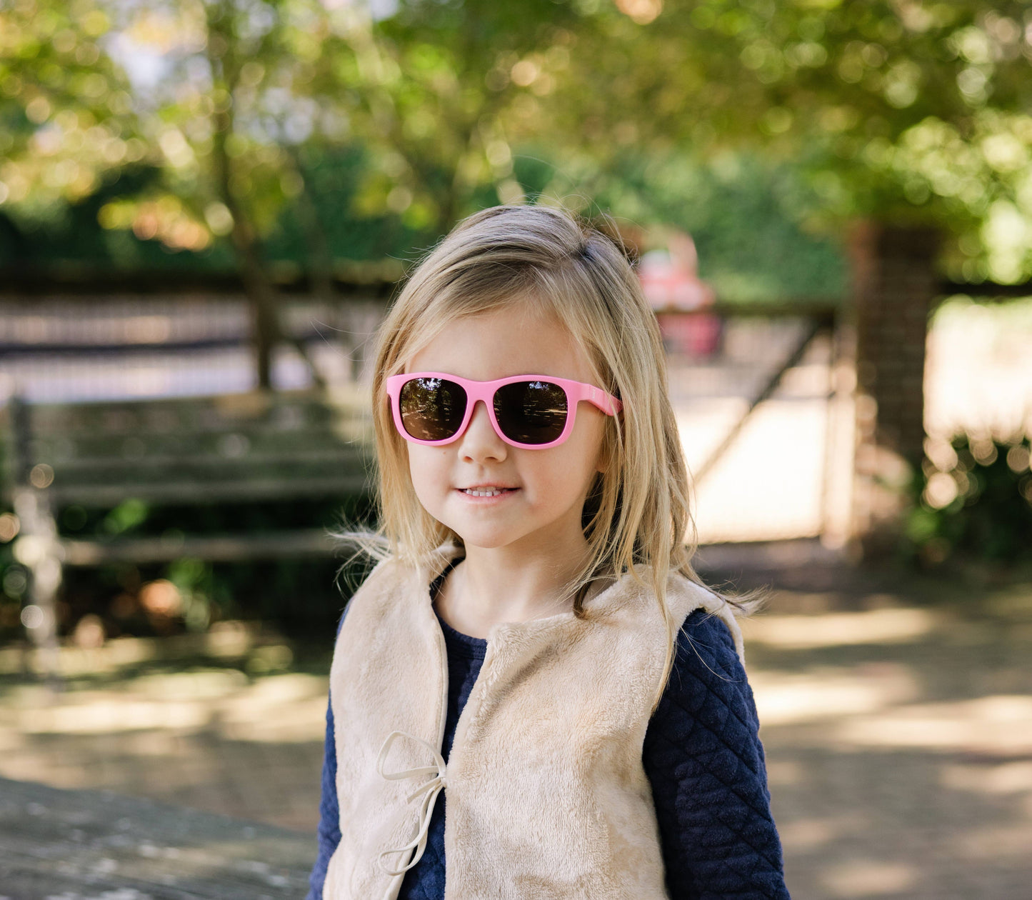 BABIATORS - Candy Pink Navigator Sunglasses with Amber Lenses