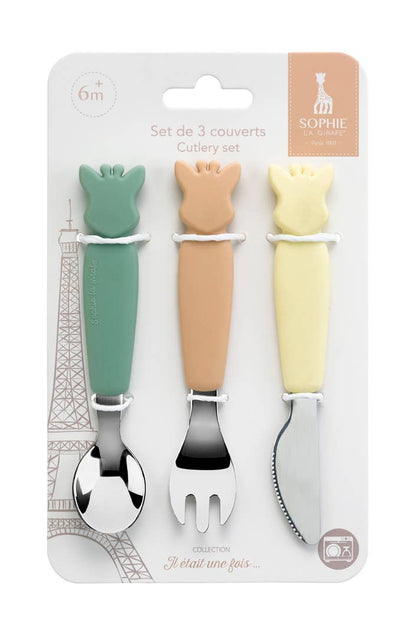 Cutlery set Sophie la girafe NEW