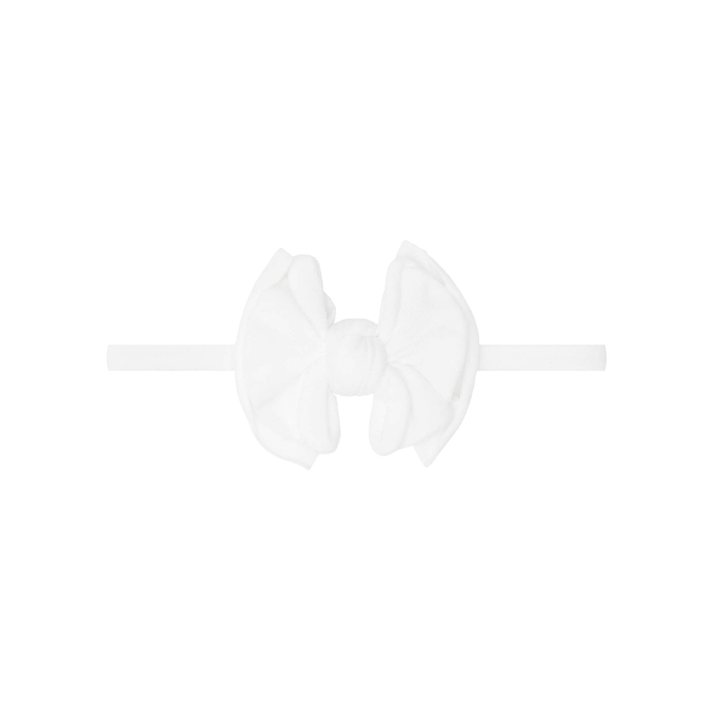 Baby Bling® Baby FAB® Skinny soft nylon bow headband