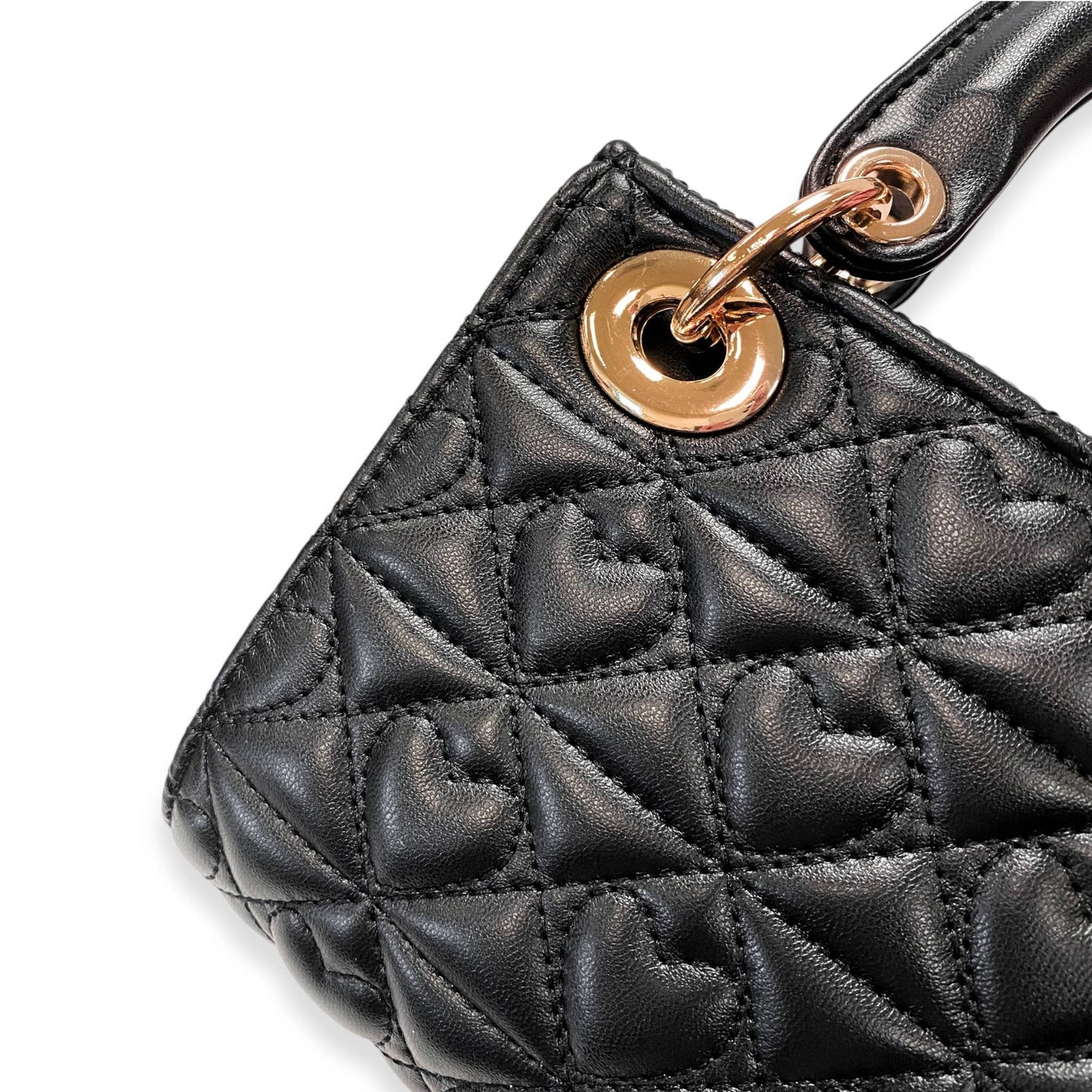 DOE A DEAR - Heart-Quilted Bag
